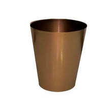 Cargar imagen en el visor de la galería, Orquidea alta dos tallos Rojo Cobre con matera plastica decorativa(MP)