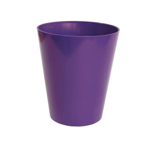 Orquidea Mediana Mora con matera Plastica decorativa (MP)